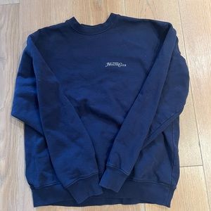 Sporty & Rich size M navy crew neck